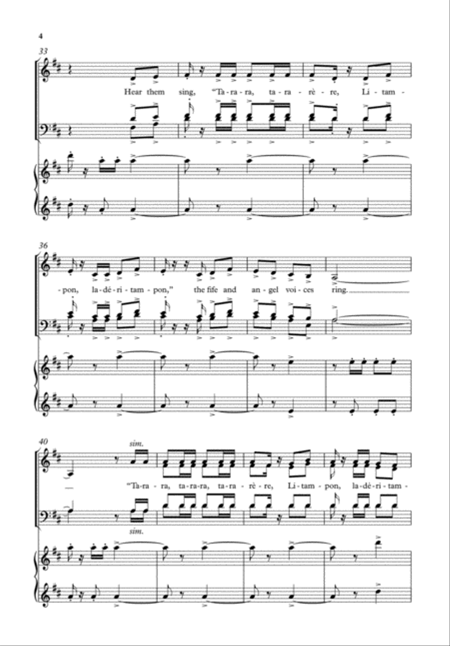 Mack Wilberg Carols 4-Part scores gallery preview page 4