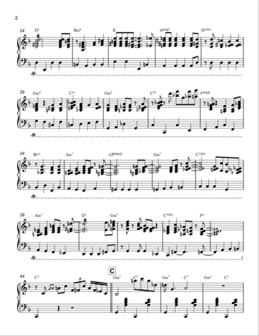 Shiny Stockings Piano Solo scores gallery preview page 2