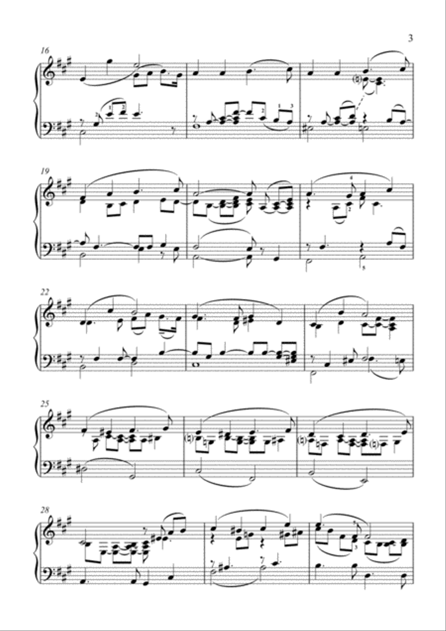 Autumn Embers (Piano Solo) Piano Solo scores gallery preview page 3
