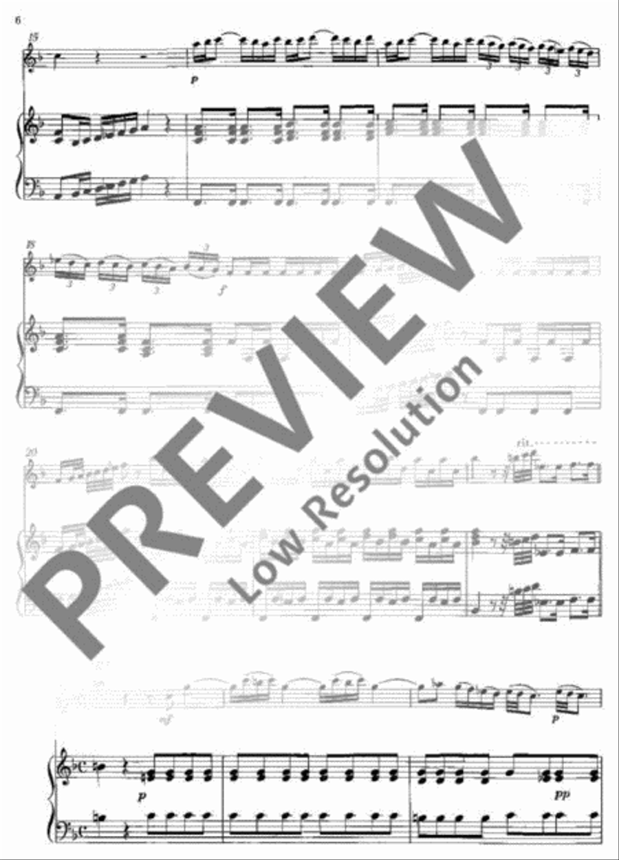 Concerto No. 2 G minor Flute scores gallery preview page 7