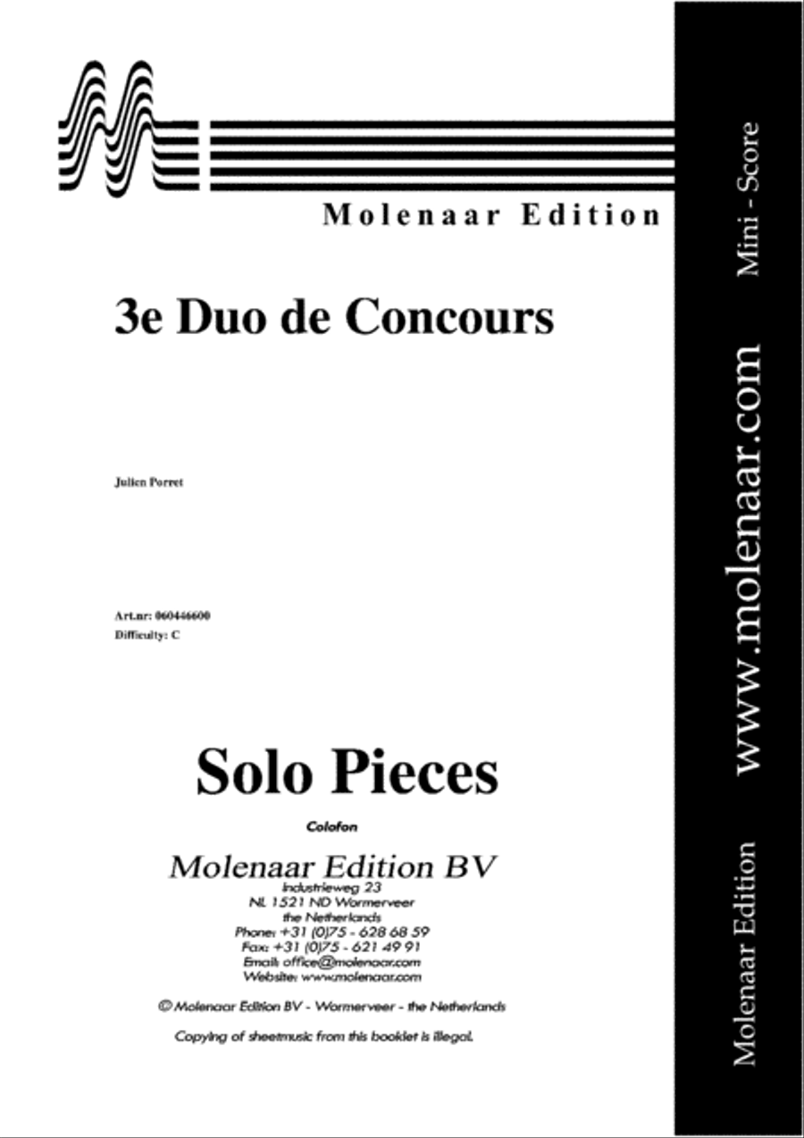 3e Duo de Concours