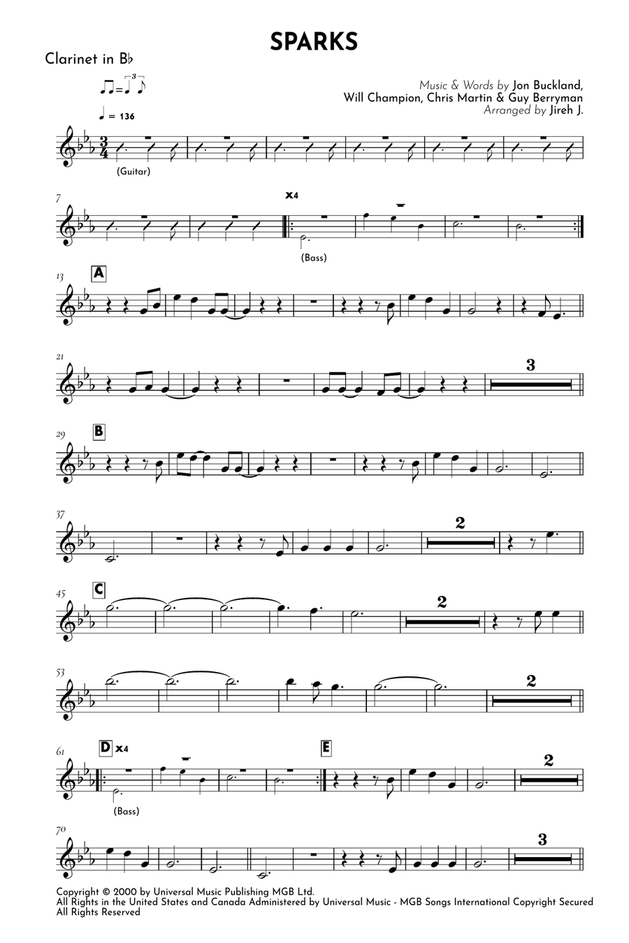 Sparks B-Flat Clarinet scores gallery preview page 2