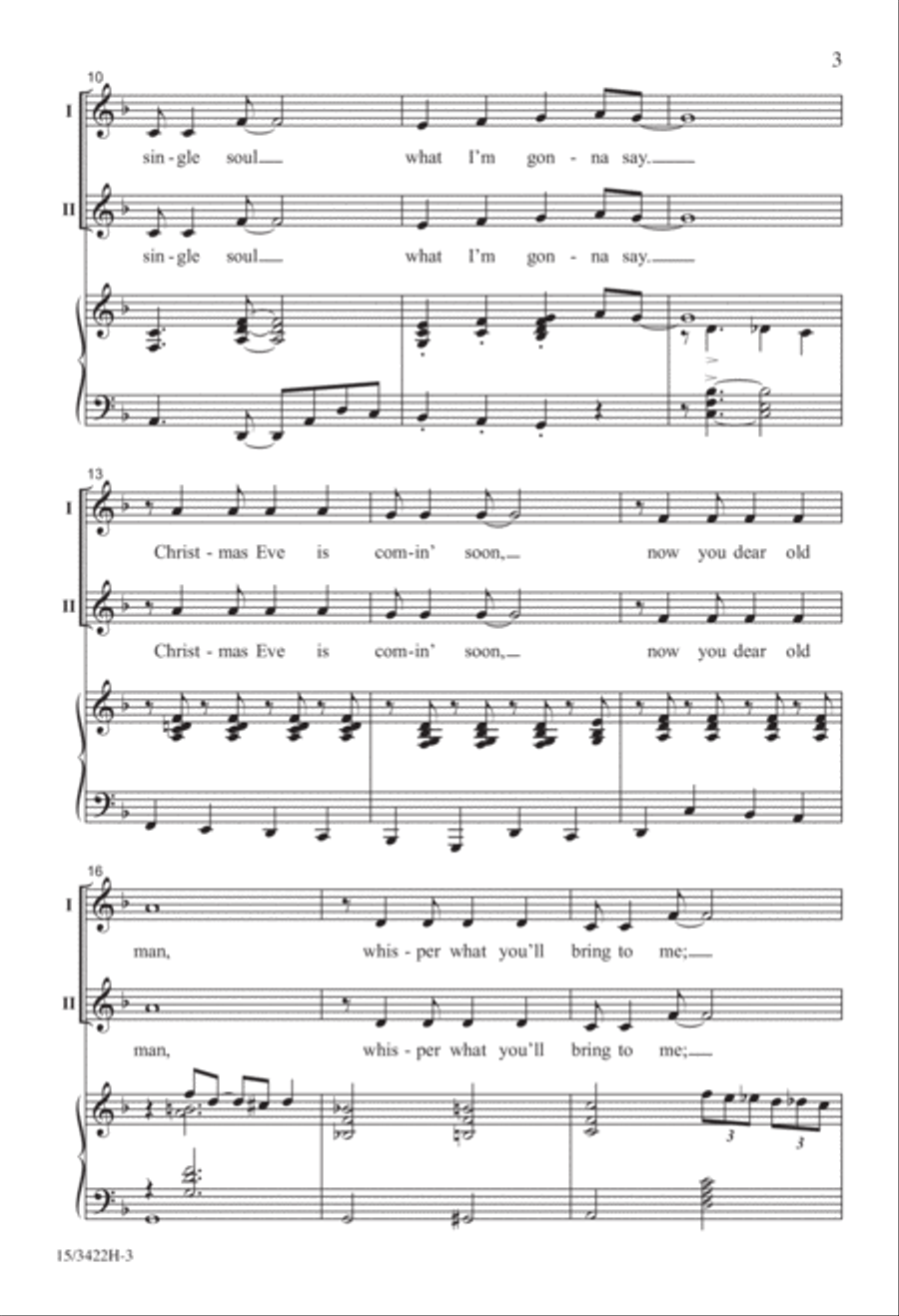 Swingin' with Santa C! 2-Part scores gallery preview page 3