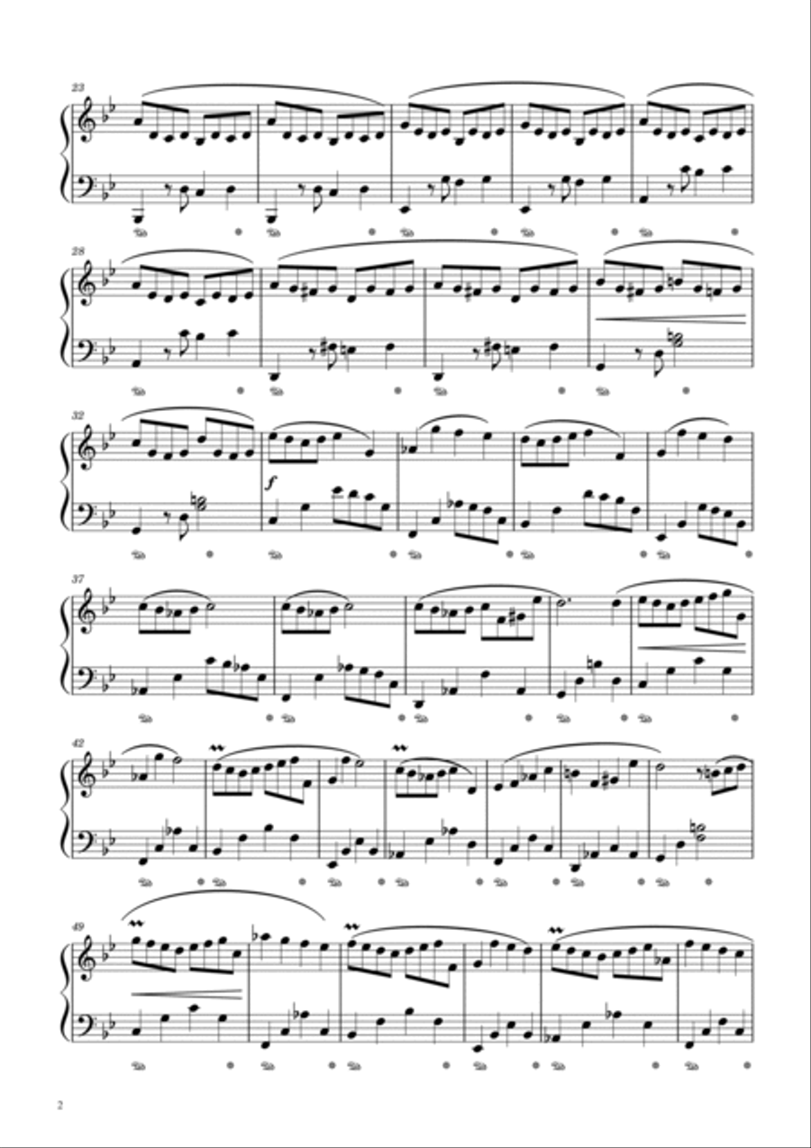 G Minor Easy Piano scores gallery preview page 2