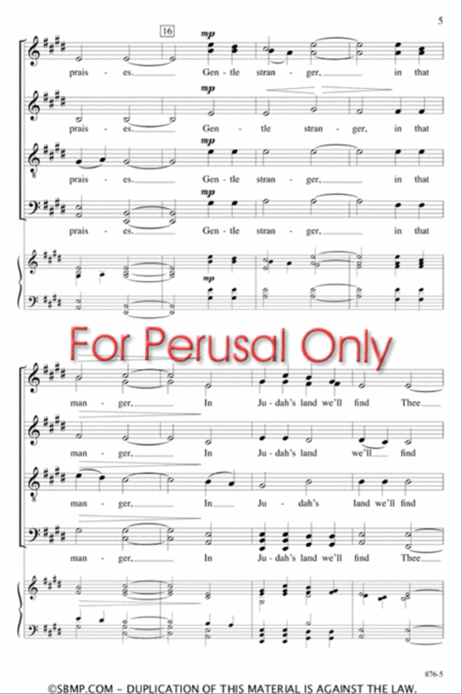 In Judah's Land - SATB divisi Octavo Divisi scores gallery preview page 4