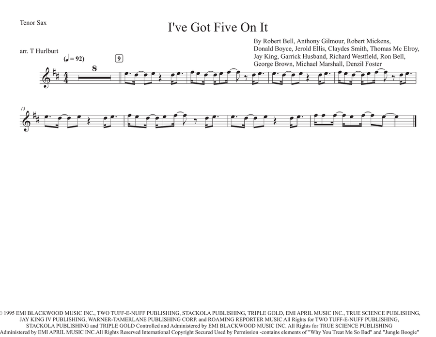 I Got Five On It Marching Band scores gallery preview page 6