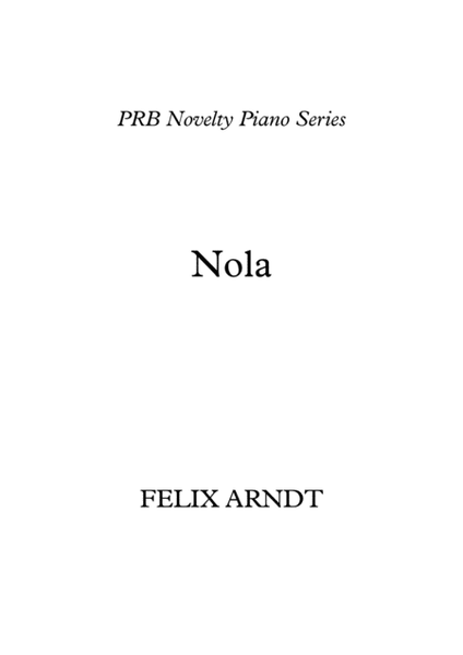 PRB Novelty Piano Series - Nola (Arndt) image number null