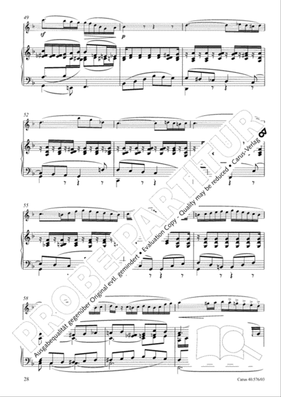 Oboe Concerto in A minor (Concerto per Oboe ed Orchestra in a) Clarinet scores gallery preview page 29