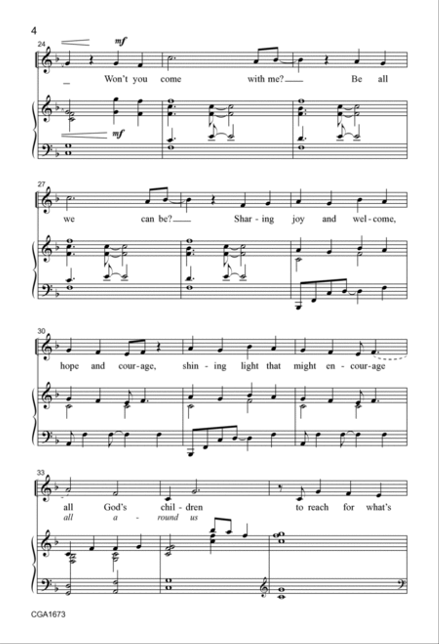 Reach Toward What's Next - Unison Unison Choir scores gallery preview page 4