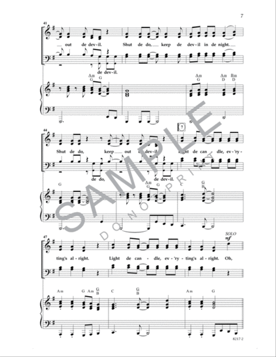 Shut De Do Shut De Do 4-Part scores gallery preview page 6