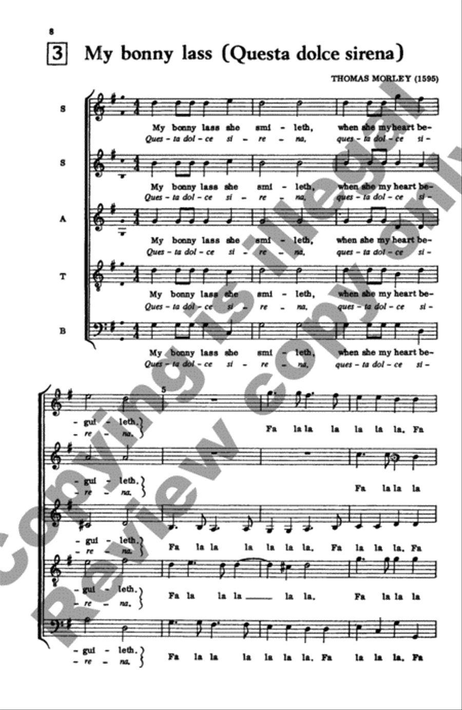 Invitation to Madrigals, Book 7 SSATB scores gallery preview page 9