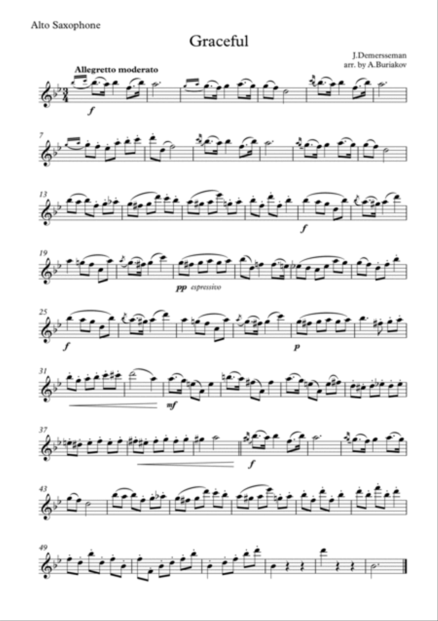 Graceful Graceful Piano Solo scores gallery preview page 3
