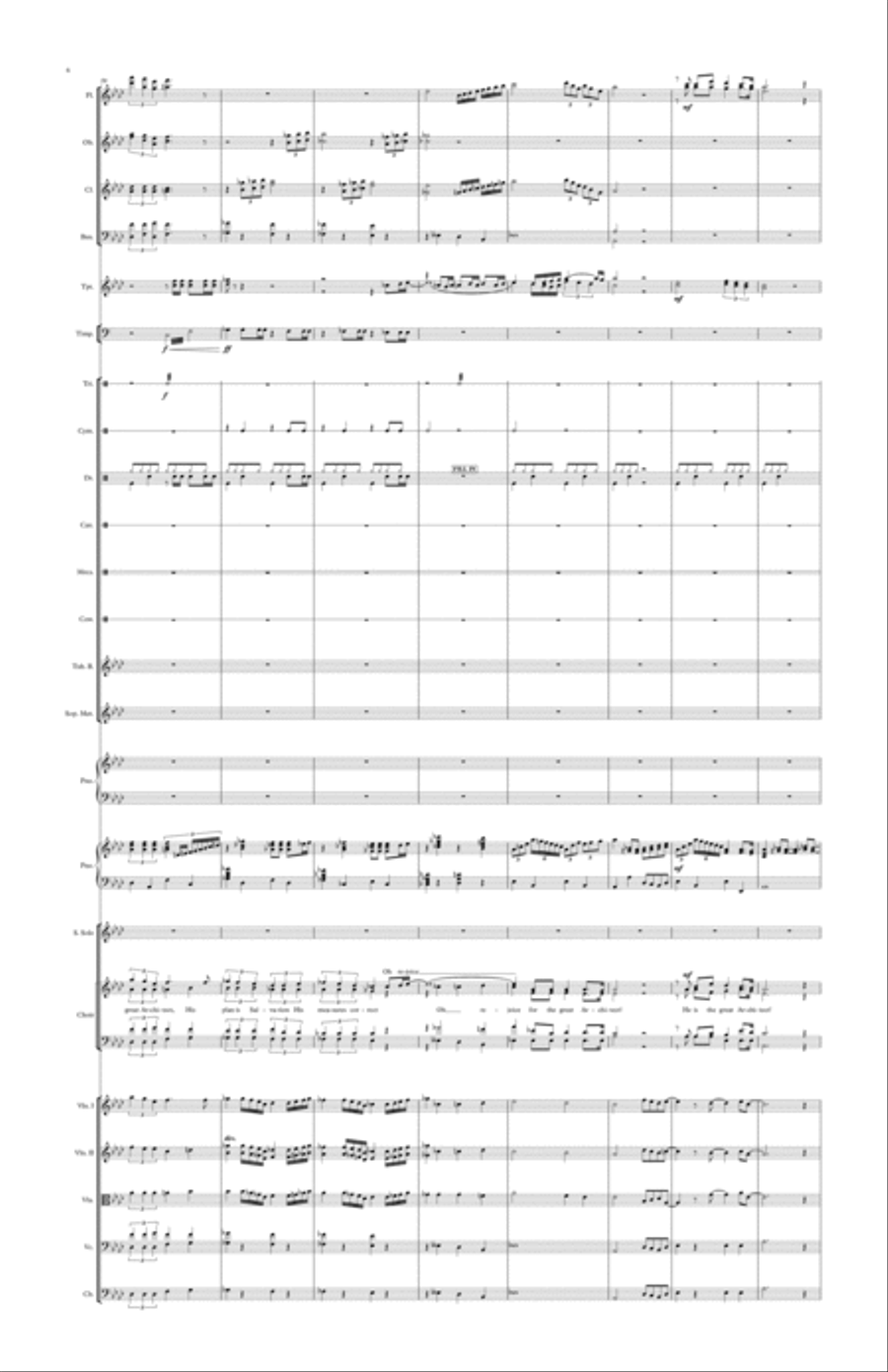 The Great Architect Choir scores gallery preview page 6