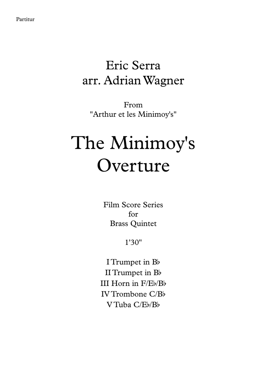 The Minimoys Overture Brass Quintet scores gallery preview page 2