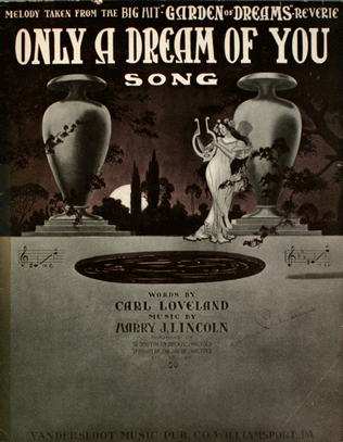 Book cover for Only a Dream of You. Song