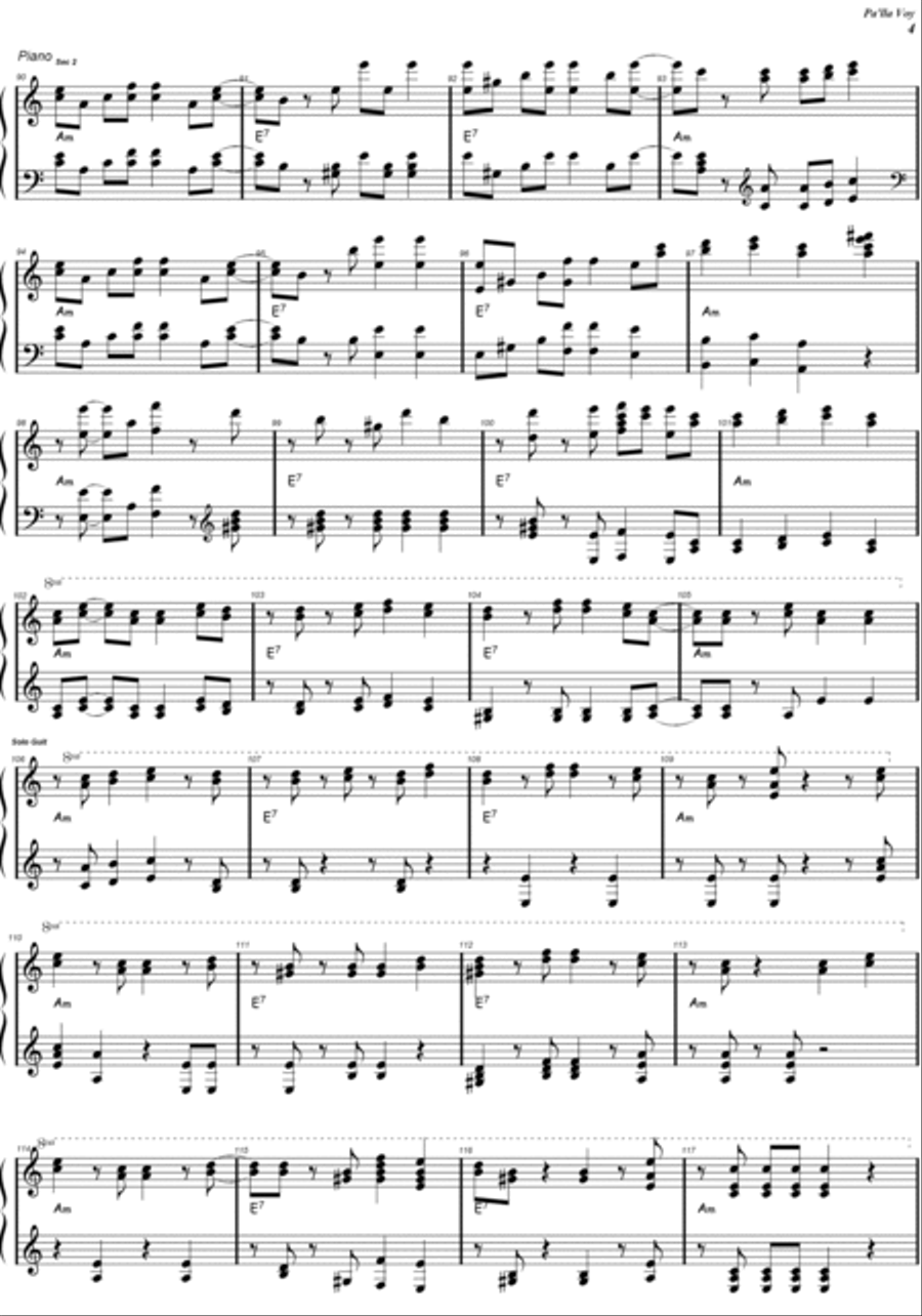 Pa'lla Voy Trombone scores gallery preview page 4