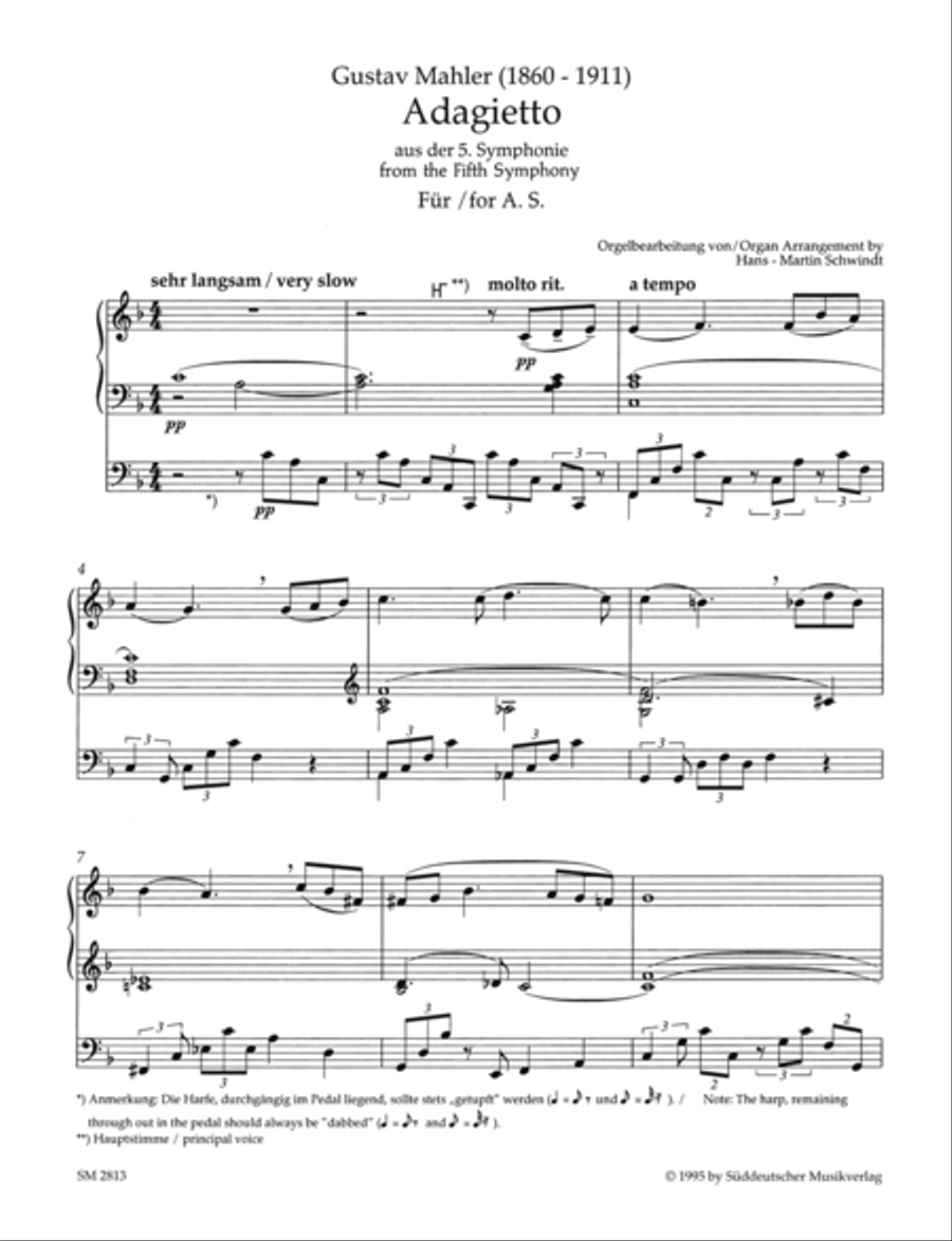 Adagietto Adagietto Organ scores gallery preview page 2