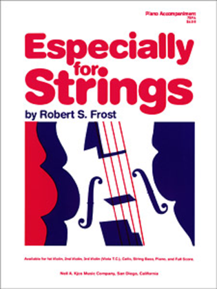Book cover for Especially For Strings - Piano