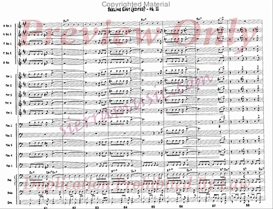Beeline East Beeline East Jazz Ensemble scores gallery preview page 12