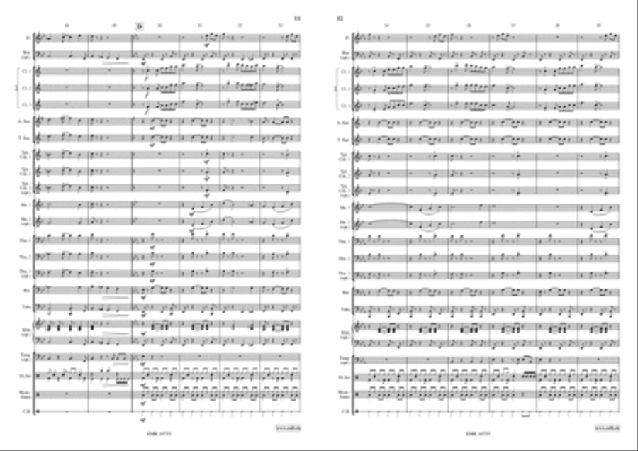 La Cucaracha Concert Band scores gallery preview page 7