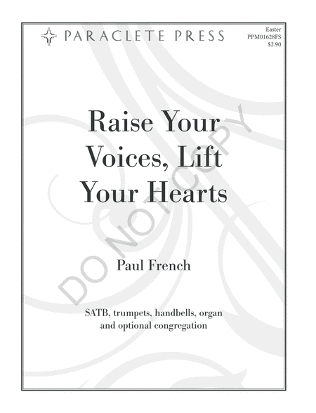Raise Your Voices, Lift Your Hearts - Full Score