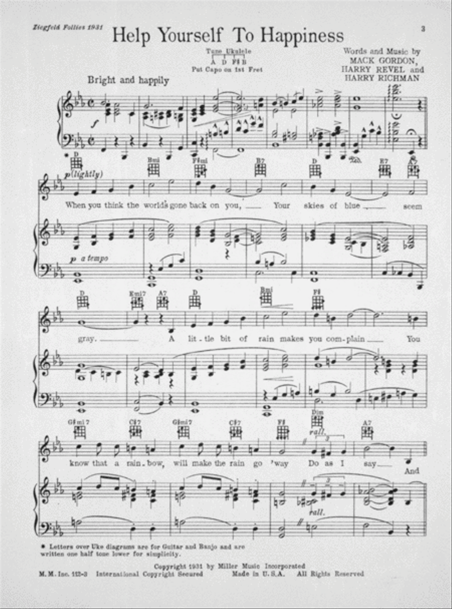 Help Yourself to Happiness Voice scores gallery preview page 2