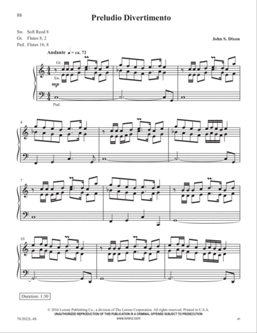 Easy Organ Library, Vol. 61 Organ Solo scores gallery preview page 32