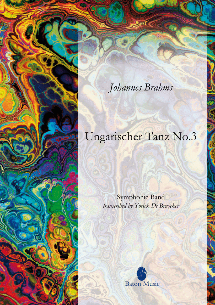 Ungarischer Tanz no. 3 Concert Band scores gallery preview page 1