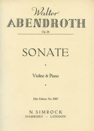 Book cover for Sonata op. 26