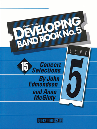 Book cover for Developing Band Book No. 5 - 1st Clarinet