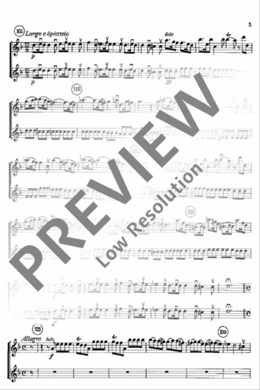 L'Estro Armonico L'Estro Armonico Violin scores gallery preview page 5