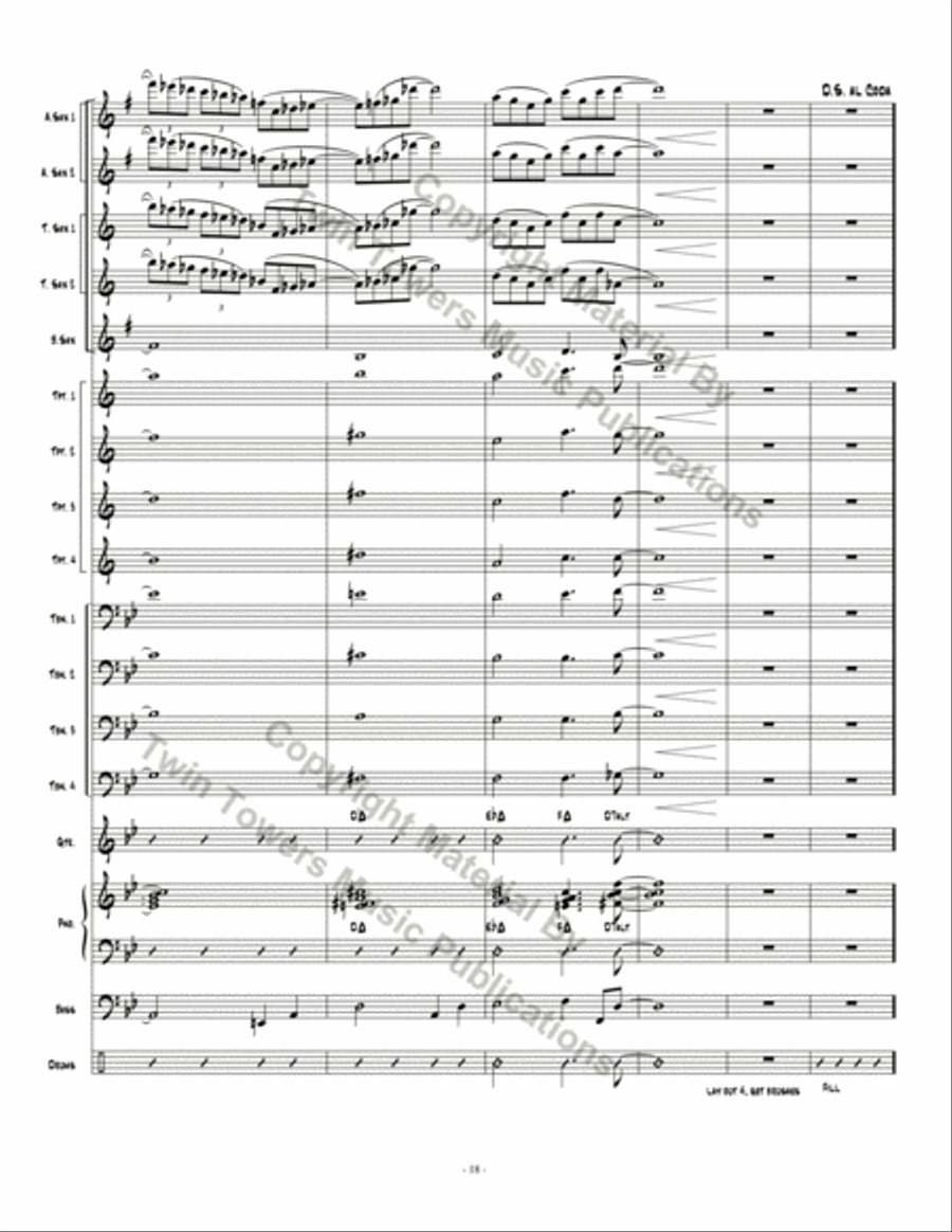Rubaswing Jazz Ensemble scores gallery preview page 19