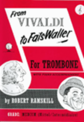 Book cover for From Vivaldi to Fats Waller (Trombone, Treble Clef)