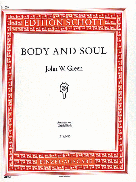 Green Jw Body And Soul (bock)