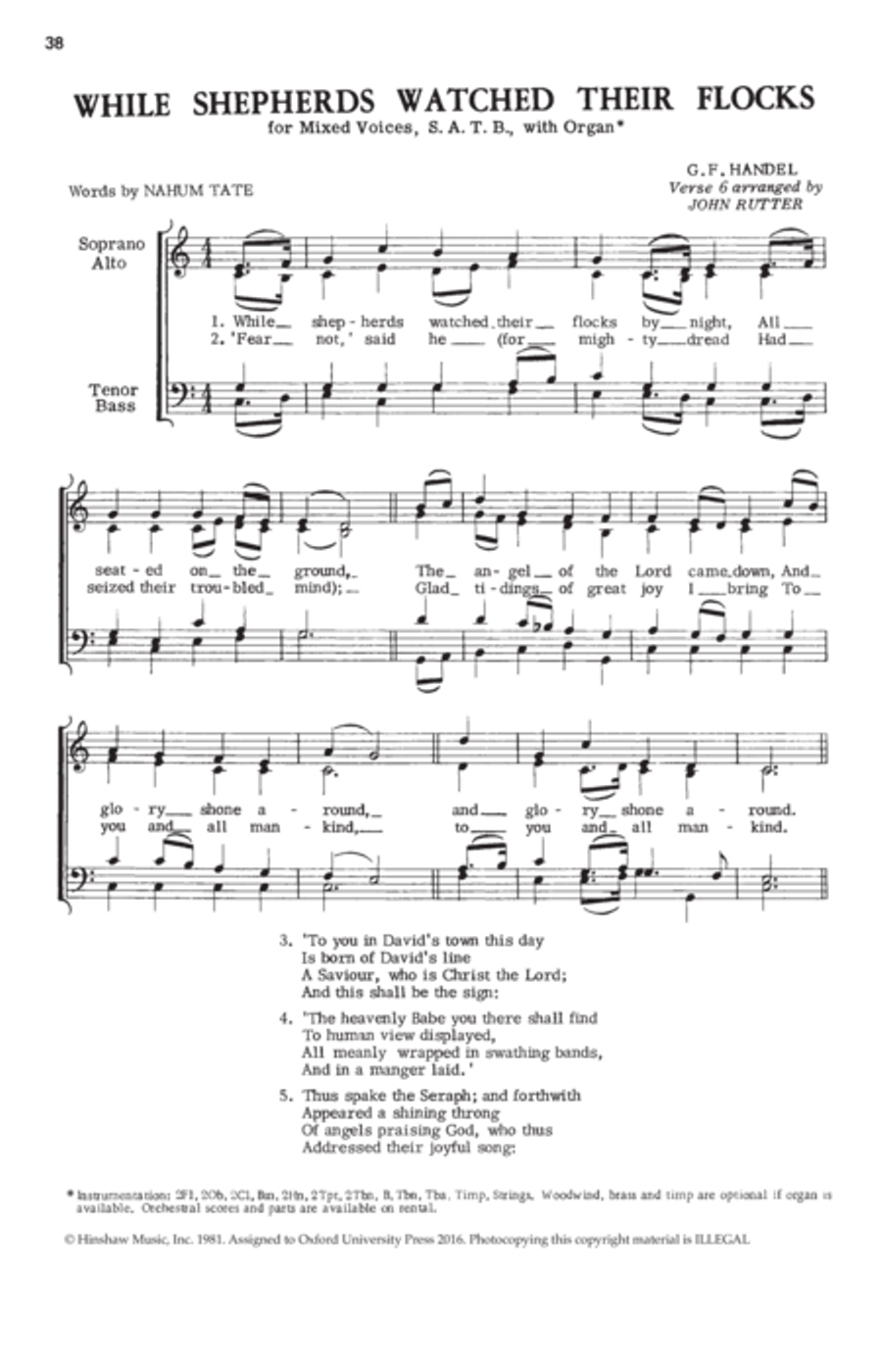 Joy to the World 4-Part scores gallery preview page 12