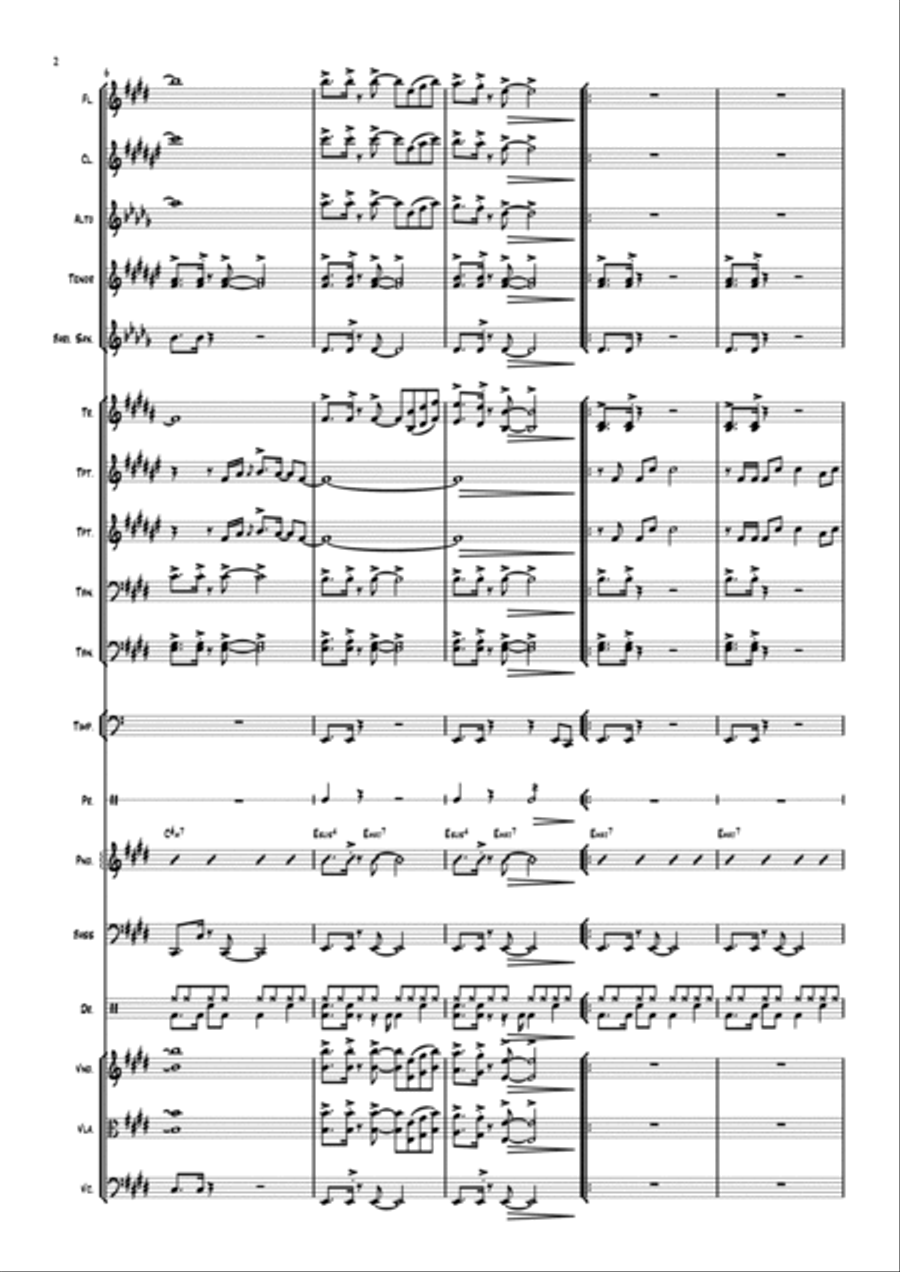 Todavia me Alegrarei Full Orchestra scores gallery preview page 2