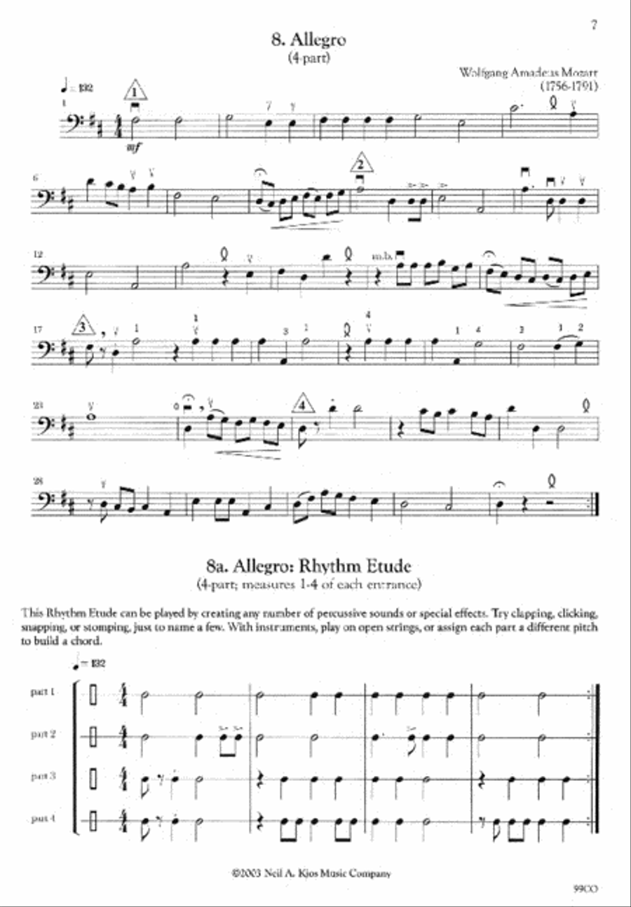 Rounds and Canons: Shaping Musical Independence - Cello Chamber Orchestra scores gallery preview page 2