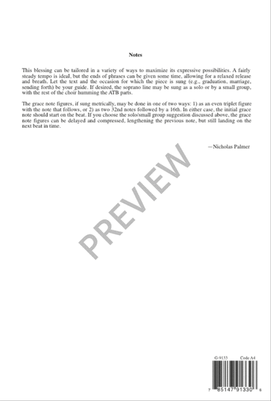 A Choral Irish Blessing A Choral Irish Blessing Divisi scores gallery preview page 5
