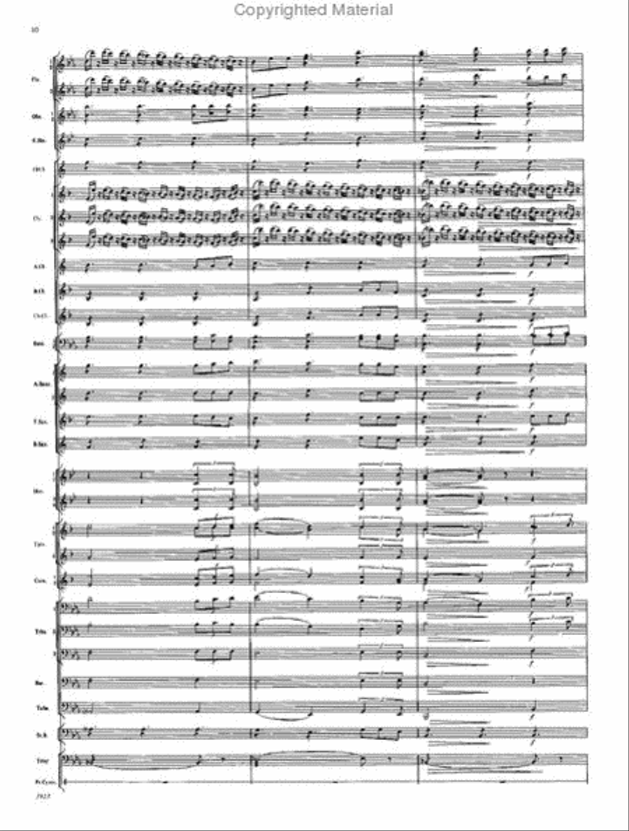 Pilgrim's Chorus Concert Band scores gallery preview page 8