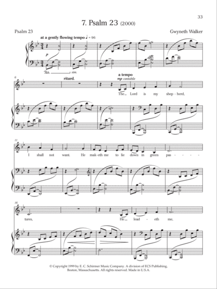 Collected Songs Collected Songs Medium Voice scores gallery preview page 20