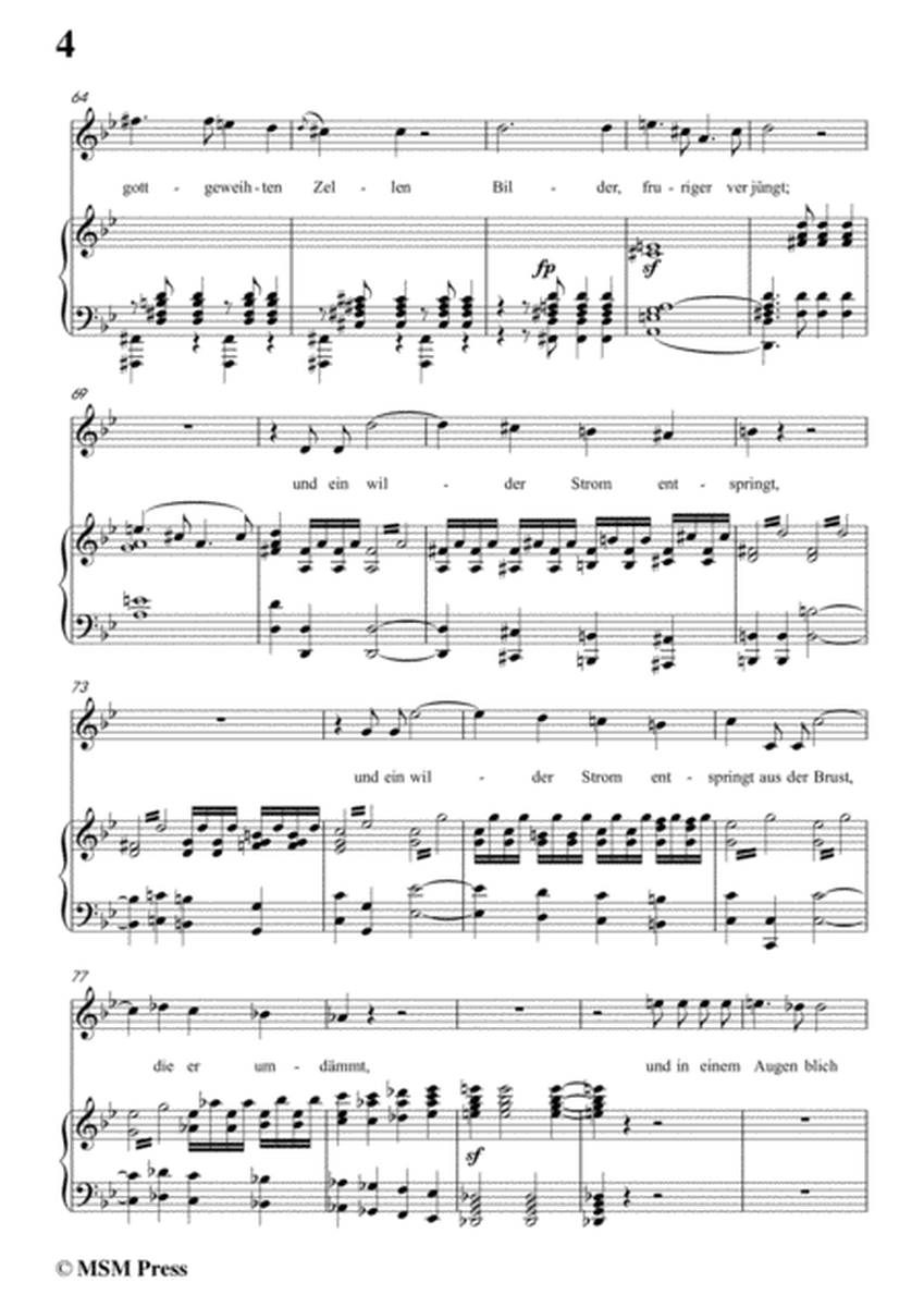 Schubert-Die Einsamkeit,in B flat Major,for Voice&Piano image number null