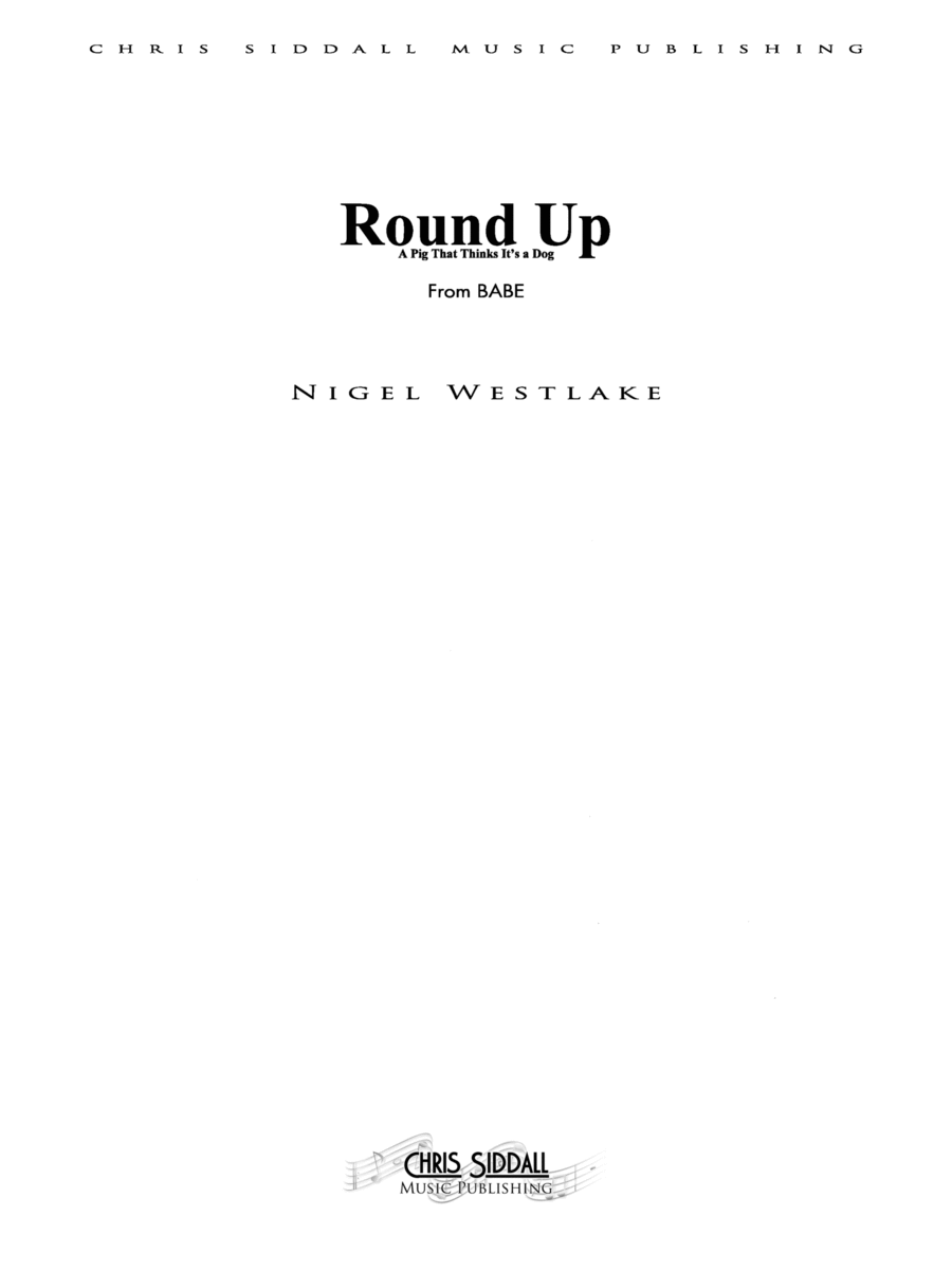 Round Up - Score Only Full Orchestra scores gallery preview page 1