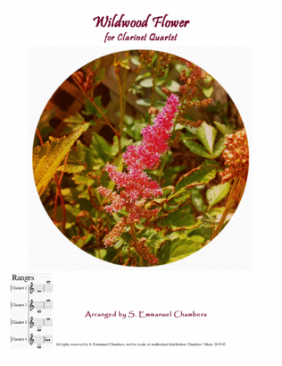 Wildwood Flower, Clarinet Quartet
