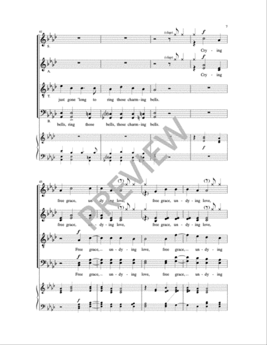 Mary And-A Martha SSAATTBB scores gallery preview page 9