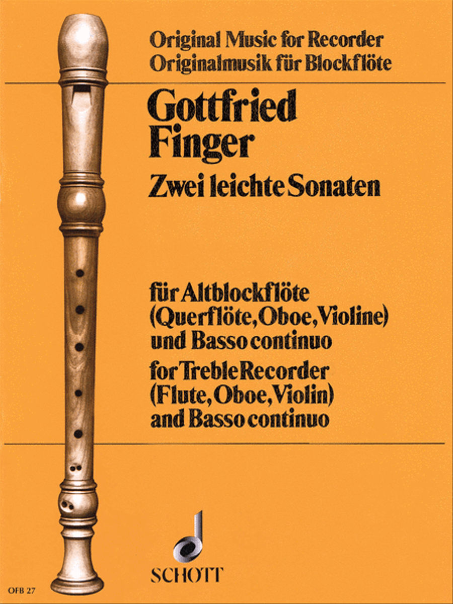 2 Easy Sonatas Flute scores gallery preview page 1