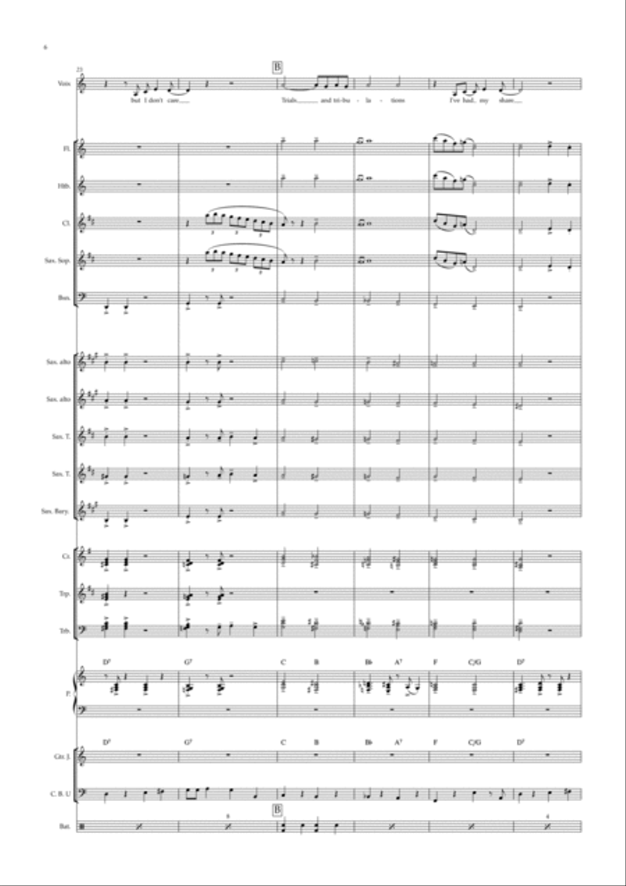 Almost There Jazz Ensemble scores gallery preview page 6