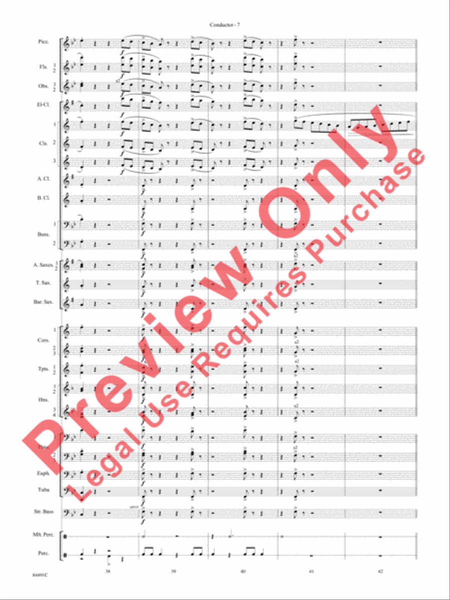 The Typewriter Concert Band scores gallery preview page 10