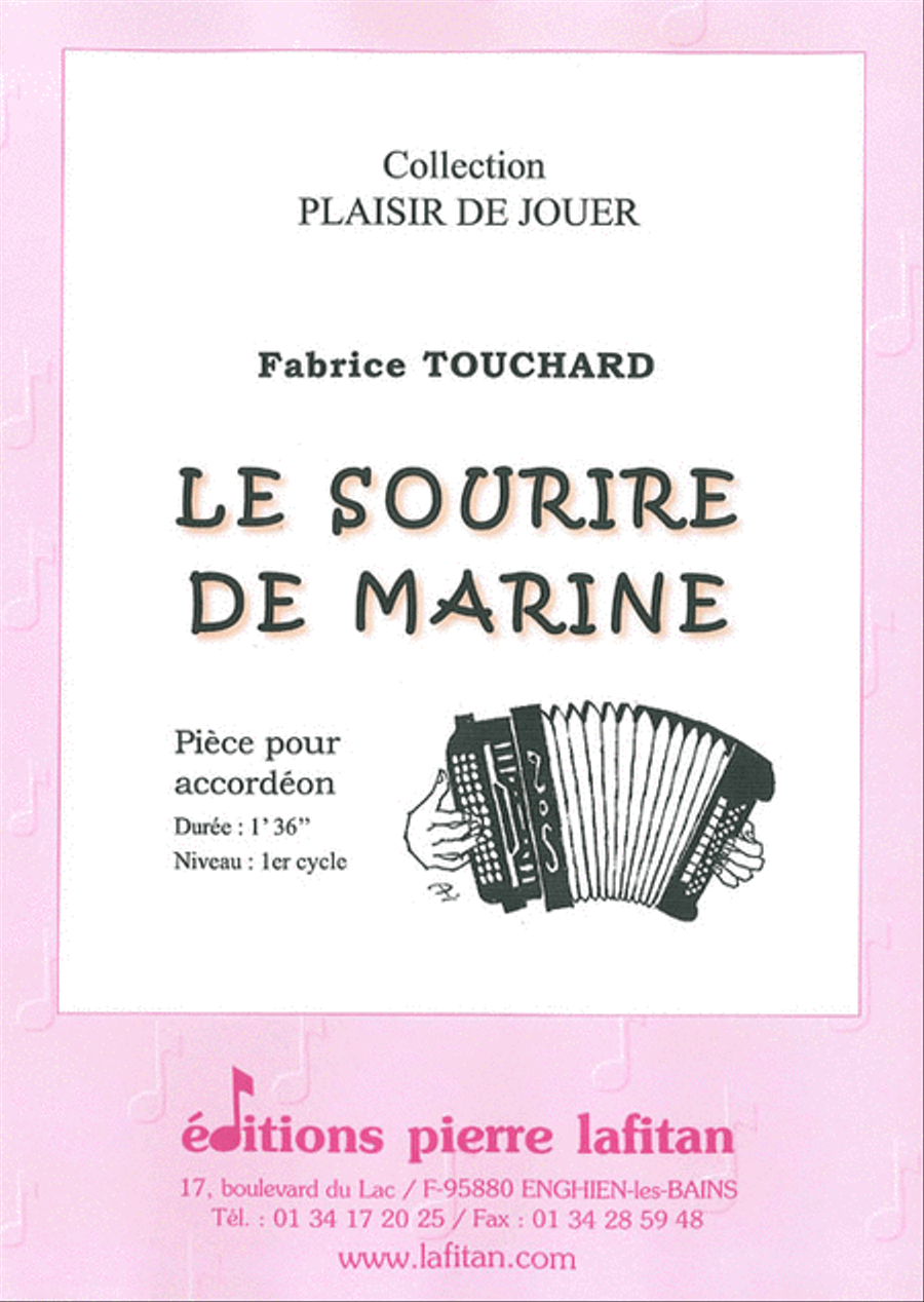 Le Sourire de Marine Accordion scores gallery preview page 1