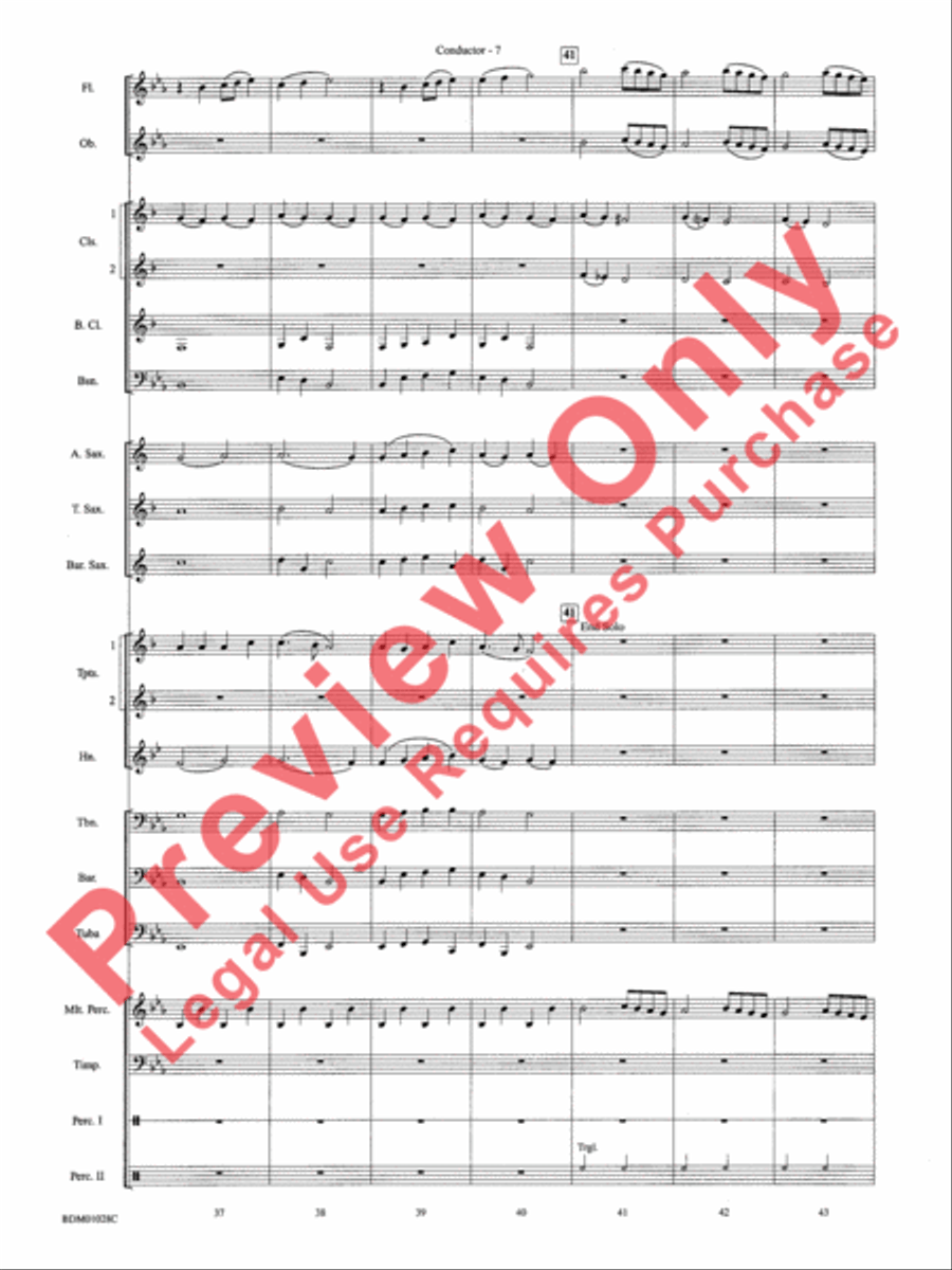 Christmas Around the World Concert Band scores gallery preview page 10