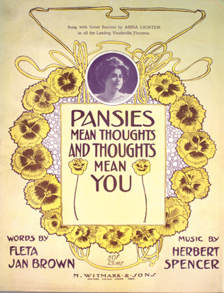Pansies Mean Thoughts And Thoughts Mean You